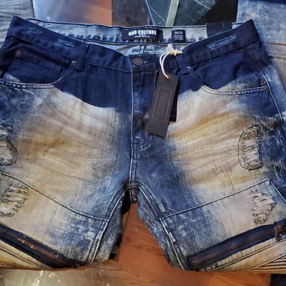Mens Biker Jeans